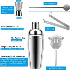 img 1 attached to 🍹 Cocktail Pro Stainless Steel Bartender's Abool