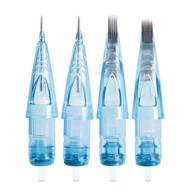 wjx tattoo cartridges needles disposable supply - pack of 50 round liner mixed size: 1203rl, 1205rl, 1207rl, 1209rl, 1211rl logo