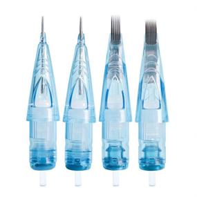 img 4 attached to WJX Tattoo Cartridges Needles Disposable Supply - Pack of 50 Round Liner Mixed Size: 1203RL, 1205RL, 1207RL, 1209RL, 1211RL