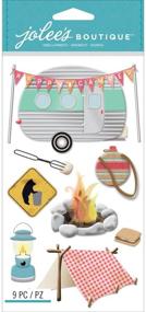 img 1 attached to Jolees Boutique Dimensional Stickers Camping