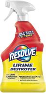 🧼 ultimate stain and odor eliminator: resolve urine destroyer spray remover, 32 fl oz logo