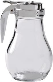 img 1 attached to 🥞 Great Credentials 14-Ounce Syrup Dispenser with Cast Zinc Top – Premium Quality Kitchen Tool for Mess-Free, Easy Pouring