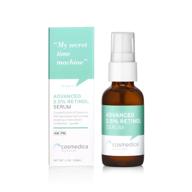 🌟 advanced retinol serum 2.5%: corrective resurfacing formula with organic green tea, hyaluronic acid, and vitamin e for wrinkle reduction, deep line smoothing, and improved skin tone logo