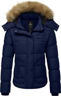 π§οΈ stay warm and dry with wantdo women's waterproof thicken outwear: stylish protection for the modern woman logo