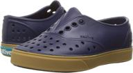 jiffy boys' slip-on shoes: native shoes miller for stylish loafers logo