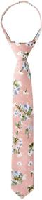img 4 attached to 👔 21 Navy Boys' Accessories for Neckties - Spring Notion Cotton Floral