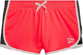 img 1 attached to 🩳 2 Pack of Reebok Girls' Lightweight Athletic Mesh Gym Shorts – Ideal for Active Girls