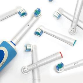 img 3 attached to 🦷 Oral B Braun Electric Toothbrush Replacement Brush Heads - 12 Pack - Compatible with Oralb Kids, Pro 1000, Professional Care Precision, 3D 2000, Vitality, Soft 500, Pulsonic, Complete Clean Sonic and More!