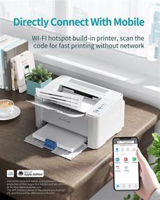 img 1 attached to Highly Efficient Pantum P2502W Wireless Monochrome Laser Printer: Ideal for Mobile Printing, Airprint, Home, and School Use