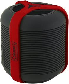 img 1 attached to Coleman Waterproof Speaker for Universal/Smartphones - Red - Hands-Free Capability