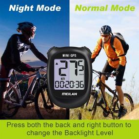 img 1 attached to 🚴 MEILAN M3 Mini GPS Bike Computer - Wireless Bike Odometer & Speedometer | Waterproof Cycling Computer with LCD Backlight Display for Men, Women, Teens | Outdoor Cycling Essential