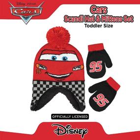 img 2 attached to 🧤 Warm up with Disney Toddler Lightning McQueen Mittens - Perfect Boys' Accessories for Cold Weather Adventures!