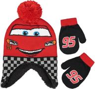 🧤 warm up with disney toddler lightning mcqueen mittens - perfect boys' accessories for cold weather adventures! logo