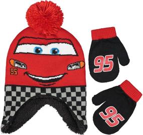 img 4 attached to 🧤 Warm up with Disney Toddler Lightning McQueen Mittens - Perfect Boys' Accessories for Cold Weather Adventures!