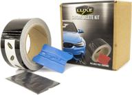 🖤 luxe perfect black gloss blackout chrome delete vinyl wrap tape kit with professional grade squeegee included logo