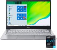 🖥️ acer swift 3 intel evo thin &amp; light laptop, 14&#34; full hd, core i7-1165g7, iris xe graphics, 8gb lpddr4x, 256gb nvme ssd, wi-fi 6, fingerprint reader, backlit keyboard, sf314-59-75qc logo