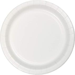 img 2 attached to 🍽️ Cost-Effective Creative Converting Value Pack: 75-Count White Paper Dessert Plates