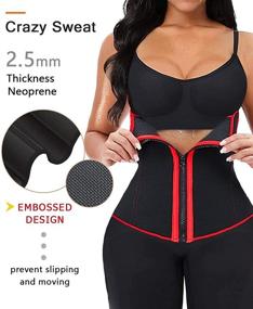 img 1 attached to Manladi Zipper Trainer Everyday Workout Women's Clothing