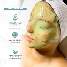 img 1 attached to 🧖 Avery Rose Peel-Off Jelly Mask Premium Modeling Rubber Mask Spa Set - 10 Treatments (24k Gold, Lavender, Kiwi, Peppermint, Egyptian Rose, Matcha, Chamomile, Tea tree, Jasmine) for Enhanced SEO