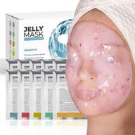 🧖 avery rose peel-off jelly mask premium modeling rubber mask spa set - 10 treatments (24k gold, lavender, kiwi, peppermint, egyptian rose, matcha, chamomile, tea tree, jasmine) for enhanced seo logo