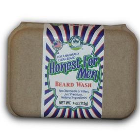 img 2 attached to 🧔 Honest For Men Original Scent Beard Wash 5 Bar Value Pack: All-Natural Ingredients for a Healthy Beard - Made in USA