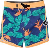 🩳 hurley toddler boardshort black: a must-have swimwear for third boys' clothing logo