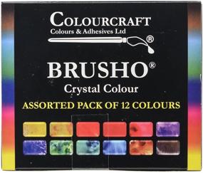 img 4 attached to Набор красок Brusho Crystal Colour Colourcraft - 12 цветов, 0.5 унции каждый (всего 6 унций)