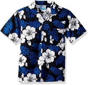 img 1 attached to Stylish RJC Boys White Hibiscus Fern Shirt for Casual & Formal Occasions