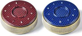 img 4 attached to TORPSPORTS Dia 58Mm Shuffleboard Pucks Bronze