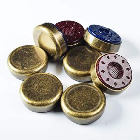 img 1 attached to TORPSPORTS Dia 58Mm Shuffleboard Pucks Bronze