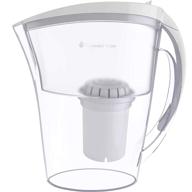 ph refresh alkaline water pitcher: multi-stage filtration system for high ph, pure drinking water - 2.5l / 84 oz logo