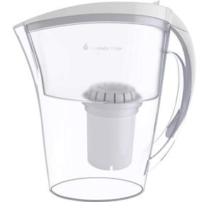 img 4 attached to pH Refresh Alkaline Water Pitcher: Multi-Stage Filtration System for High pH, Pure Drinking Water - 2.5L / 84 Oz