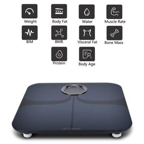 img 3 attached to 📱 YUNMAI Smart Scale: Body Fat Monitor with Extra Large Display and New Free APP