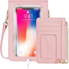img 4 attached to 👝 IBFUN Crossbody Cell Phone Purse: Phone Wallet Bag for Women with Crossbody Cellphone Pocket