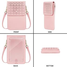 img 3 attached to 👝 IBFUN Crossbody Cell Phone Purse: Phone Wallet Bag for Women with Crossbody Cellphone Pocket