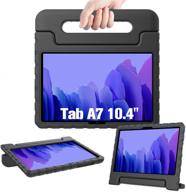 📱 детский чехол avawo для samsung galaxy tab a7 10.4 2020 - ударопрочный чехол с возможностью стойки (черный) логотип