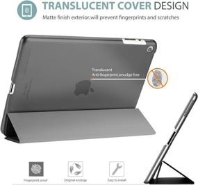 img 1 attached to 📱 ProCase iPad 2 3 4 Case (Old Model) - Slim Lightweight Stand Case with Translucent Frosted Back Smart Cover for Apple iPad 2/3/4 - Gray