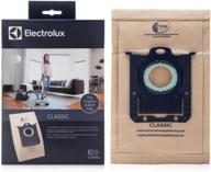 👜 electrolux el200dq vacuum bag, 10-pack, brown - high-quality replacement bags for efficient cleaning логотип