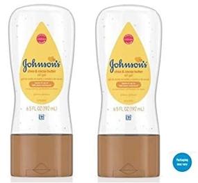 img 1 attached to Johnson's Baby Oil Gel with Shea & Cocoa Butter 6.5 fl oz - Pack of 2