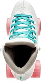 img 1 attached to 🌟 Impala Quad Skate White 8 (US Men's 6, Women's 8) - Big Kid/Adult Rollerskates