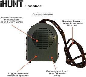 img 1 attached to 🦌 iHunt XSB Комбо вызова лося и беспроводной колонки с Bluetooth с более чем 60 вызовами лося, компактный прочный дизайн - улучшенная оптимизация поискового запроса