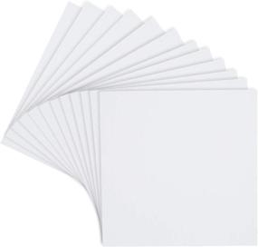 img 1 attached to 🎨 Laoife Canvas Panels Painting Board-4x4 Inch 12 Pack Artist Blank Canvas Boards for Oil and Acrylic Painting