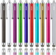 🖊️ ibart touch screen stylus pens - mesh fiber tips for iphone, ipad, kindle, tablet (10 colors) logo