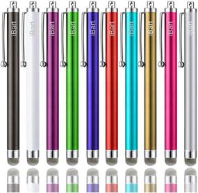 img 4 attached to 🖊️ iBart Touch Screen Stylus Pens - Mesh Fiber Tips for iPhone, iPad, Kindle, Tablet (10 Colors)