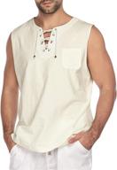 👕 coofandy: stylish sleeveless men's cotton hippie shirts logo