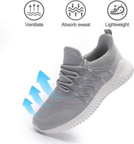 img 2 attached to Akk Women's Walking Shoes: Lightweight Fitness Sneakers for a Stylish and Active Lifestyle