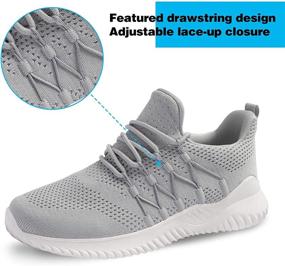 img 3 attached to Akk Women's Walking Shoes: Lightweight Fitness Sneakers for a Stylish and Active Lifestyle