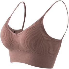 img 4 attached to Sports Women Seamless Without Cami，Everyday