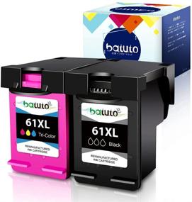 img 4 attached to 🖨️ Батут Ремануфактурный чернильный струйный для HP 61 XL 61XL (Черный и Трехцветный, 2 шт.) - Высококачественная замена для принтеров Deskjet, Envy и OfficeJet