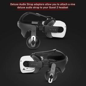 img 3 attached to Черный набор адаптеров DeadEyeVR Deluxe Audio Strap для Oculus Quest 2 DAS FrankenQuest - улучшенный SEO